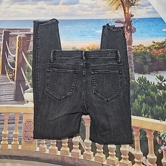 All Saints Grace Raw Hem Skinny Jeans Size 26 - Picture 6 of 6